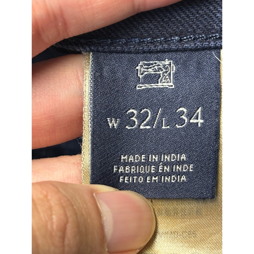 Scotch & Soda Amsterdams Blauw True Blue Jeans Mens 32x34 Dark Wash Button Fly - Picture 6 of 16